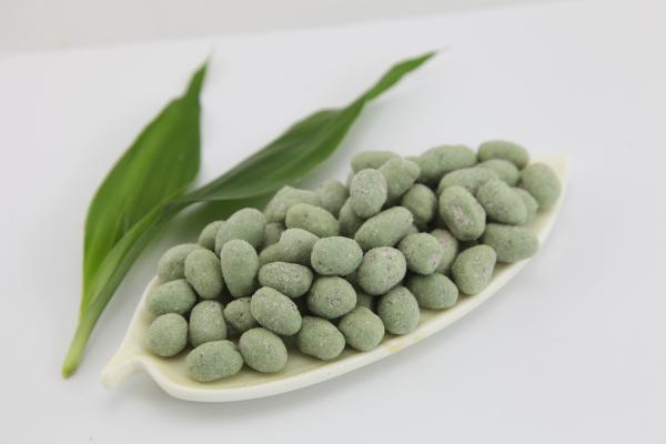 Buy cheap Thai Wasabi Powdered Sugar Peanuts Round Green Color Health Certifiacted from wholesalers