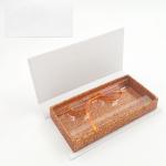 Glossy Finish Custom Magnet Flip Rigid Packaging Boxes Eyelash Cosmetics Box