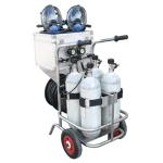 Buy cheap CE Movable Long Tube Scba Breathing Apparatus Trolley Mounted from wholesalers