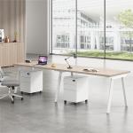 Office Furniture Combination Simple Modern 4 6 Artificial Seat Table Screen Card