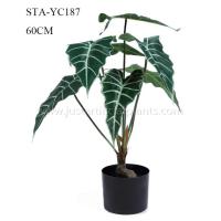 Buy cheap Faux Italian Arum Artificial House Plants Vibrant Green Leaves Eco - Friendly product