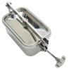 Buy cheap SS304 Or SS316L Stainless Steel Sanitary Square Manhole Cover Steel DIN SMS 3A from wholesalers