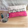 Buy cheap Medium Size Cosmetic Zipper Bag Customized Logo Printing On Both Sides from wholesalers
