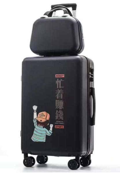 Buy cheap Custom Made Hotel Luggage Trolley Handle Travel Bags Car Luggage And UV Printing Suitcase from wholesalers