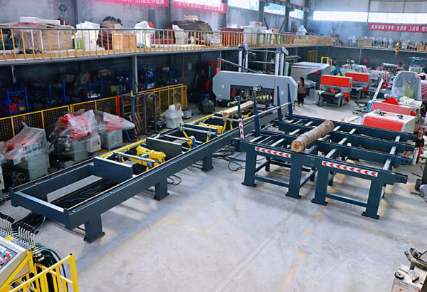 Buy cheap Large Log Hydraulic Bandsaw Mill Lumber Automatic Horizontal Band Saw from wholesalers