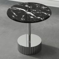 Buy cheap Elegant Stainless Steel Marble Top Couch Side Table OEM ODM product
