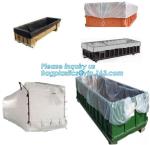 PE Woven Tarpaulin Container Liner Bag, container cover, drawsting Jumbo bags,