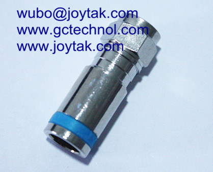 F Type Compression Connector F Conn For RG59U Satellite Coax Cable connector