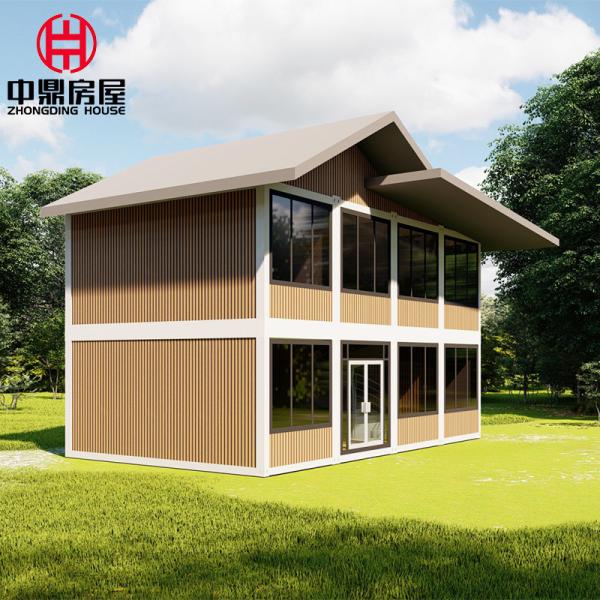 Buy cheap 2 Story Luxury Villa Modular Prefabricated Home with Kitchen Bathroom and 3 Bedrooms from wholesalers