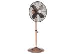 Antique 40cm Metal Blade Oscillating Fan , Fused Plug Indoor Floor Standing Fan
