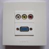 Buy cheap White Color Wall Panel With RJ45+RCA Standard Plug Outlet For Home Used Good Quality from wholesalers