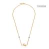 Buy cheap ODM Luxury Brand Double Blue Eye Gold Stacking Necklace Stainless Steel from wholesalers