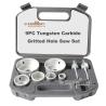Buy cheap 9PC Tungsten Carbide Gritted Hole Saw Set from wholesalers