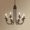 Buy cheap American Chandelier Iron Art E14 Candle Living Room Lamp Simple Restaurant Lamp(WH-CI-151) from wholesalers