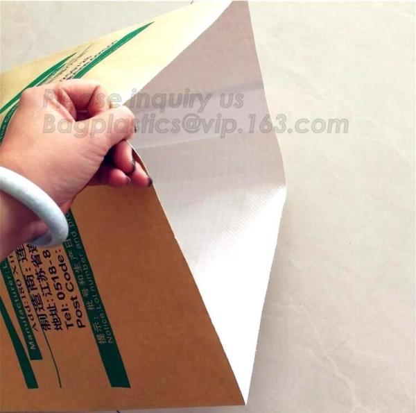 Buy cheap Color printed kraft paper laminated pp woven bag,Kraft paper laminated pp woven bag for cement 25kg,eco-friendly feed pa from wholesalers