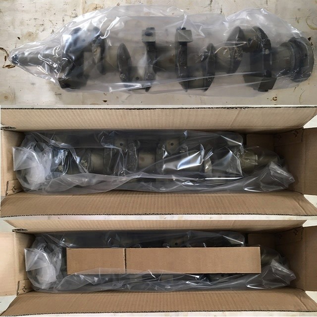 Forged Steel Crankshaft 6D105 Disel Engine Parts 6136-31-1010 6151-31-1010 For Komatsu