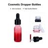 Buy cheap Glass Cosmetic Dropper Bottles 30ml Round Clear Red Essential Oil Sample Bottles from wholesalers