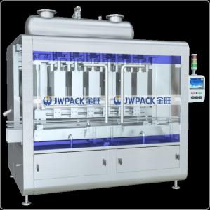 Wholesale 1-4L 21 Bpm Foaming Weighing Liquid Filling Machine Semi Automatic Bottle Filling Machine  2.0KW from china suppliers