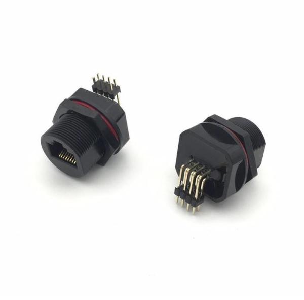Buy cheap Waterproof Screw Lock RJ45 Jack, 90 degrees, welded,HULYN from wholesalers