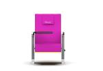 TUV Commercial Theater Seating Wooden Folding Auditorium Chair With Writing Pad