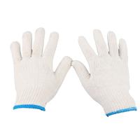 Buy cheap 10 Gauges 50grams Natural White Work Cotton Gloves product