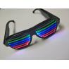 Buy cheap New Style Voice-Activated LED glasses Sound activated shutter led flashing glasses with USB charger led sunglasses from wholesalers