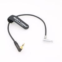 Buy cheap 10 Inches Camera Audio Cable 5 Pin Right Angle Male To Right Angle 3.5mm TRS product