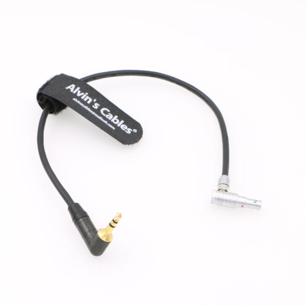 Buy cheap 10 Inches Camera Audio Cable 5 Pin Right Angle Male To Right Angle 3.5mm TRS from wholesalers