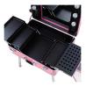 Buy cheap Aluminum Cosmetic Travel Case , Professional Makeup Vanity Box With Lights from wholesalers