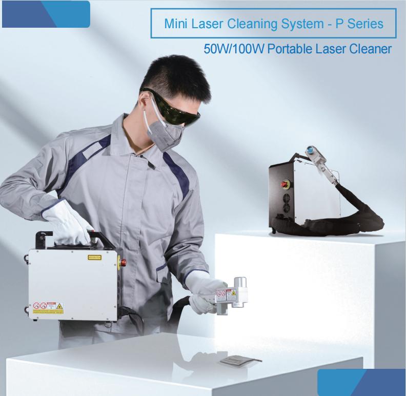 Widely Used 50w 100w 200w Backpack Handheld Pulsed Laser Cleaning Machine for Rust Paint Oil Removal Portable Laser Cleaner