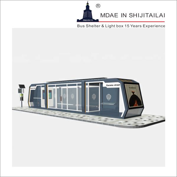 Buy cheap Wifi Solar T8 Tubes Lcd Bus Station Shelter from wholesalers