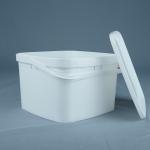 3kg Ice Cream Packaging Square Plastic Bucket Food Grade