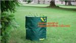 260L PP fabric leaf waste bags/garden bag waste/garden refuse sack,Green PE Bag