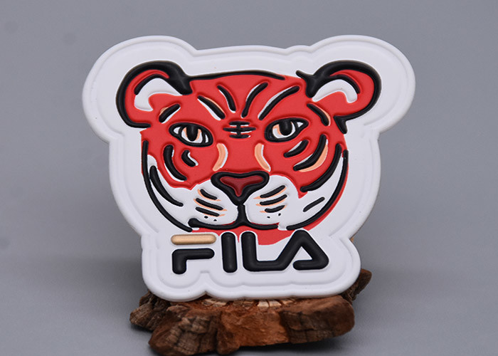 Garments Degradable TPU Embossed Custom Logo Label With 5 Colours
