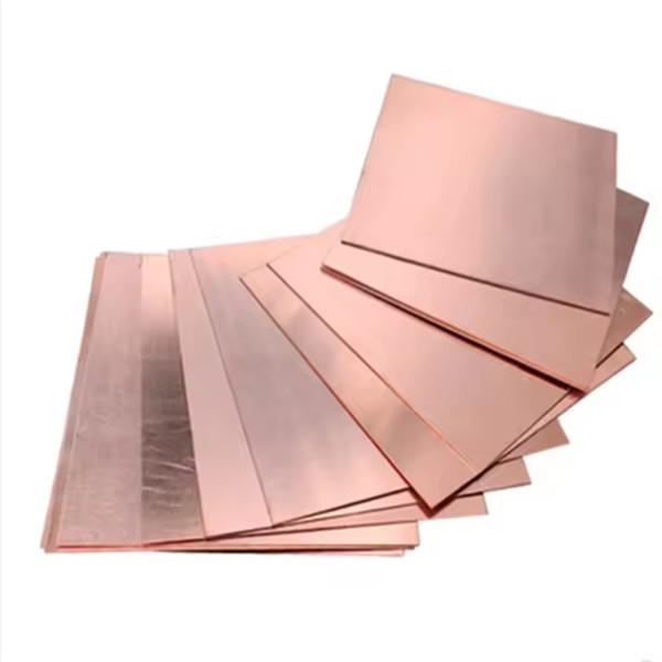 C10200 Copper Sheet 99.95% Purity Oxygen Free Copper Plate For High Vacuum