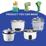 Industrial Pressure Cooker Making Machine Hydraulic For Plastic Drum Rice Cooker