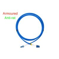 Buy cheap Armoured Duplex Fiber Optical Patch Cord Indoor 3.0 SOS DX LC/UPC Connector product