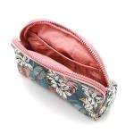 Beauty Eco Friendly Canvas Portable Floral Cosmetic Bag