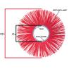 Buy cheap Plastic PP Wire Wafer Road Sweeper Brushes For Cleaning from wholesalers