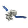 Buy cheap NPT DIN2999 Stainless Steel Stop Valve For Water Supply from wholesalers