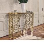 Corridor Bar Cabinet Console Table 0.4m Marble Sideboard Buffet