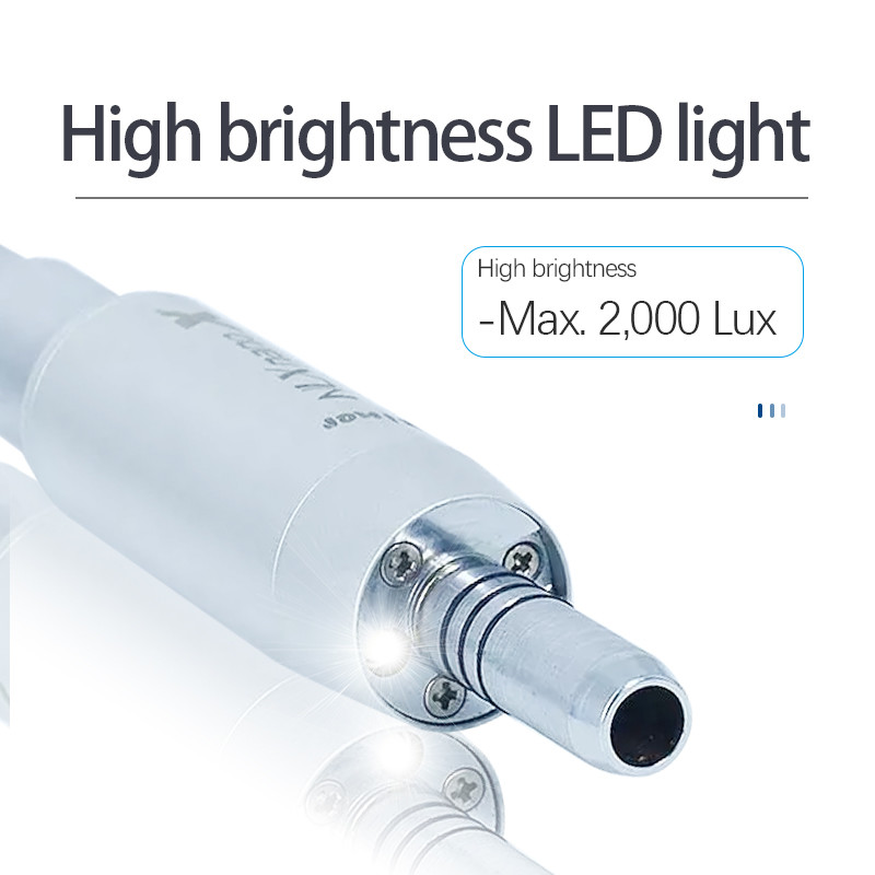 LED Illuminated Dental Electromotor With Red Ring 1/5 Increasing Handpiece