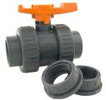 +GF+ 375 Series PVC-U Ball Valve - JIS DN25 Ends | Corrosion-Resistant