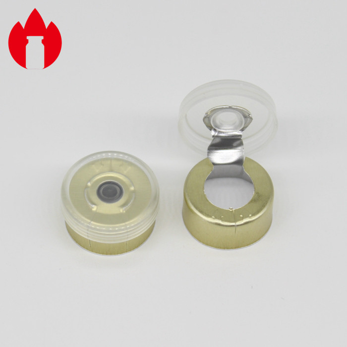 Vial Caps 13mm 20mm 32mm Pharmaceutical Aluminum Plastic Flip Off Vial Cap