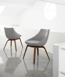 Penelope Porada Dining Chairs / Solid Canaletta Walnut Porada Furniture Italy