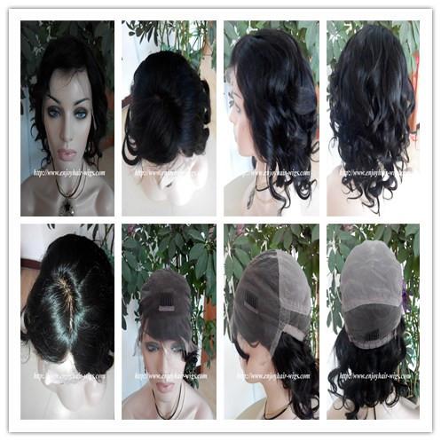 Human hair full lace wig 10"-26"L 4#/1b#color curly indian remy hair,120%-180%