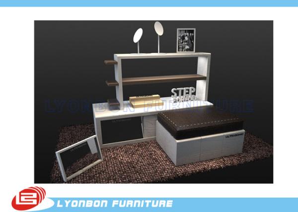 Buy cheap Durable Modern design Retail Gondola Display Stands MDF For Shoes Promotion from wholesalers