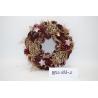 Buy cheap Wholesale Artificial Christmas Door Decoration Supplies Nature Pine Cone Large Christmas Wreath Garland Decor from wholesalers