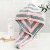 Buy cheap Highly Absorbent Microfiber Hair Drying Turban for Quick Dry Curly Long Thick Hair from wholesalers