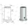 Buy cheap Pearl Chrome Ceiling Rail Hanging System Satin Finishing Ceiling Attachment Base from wholesalers